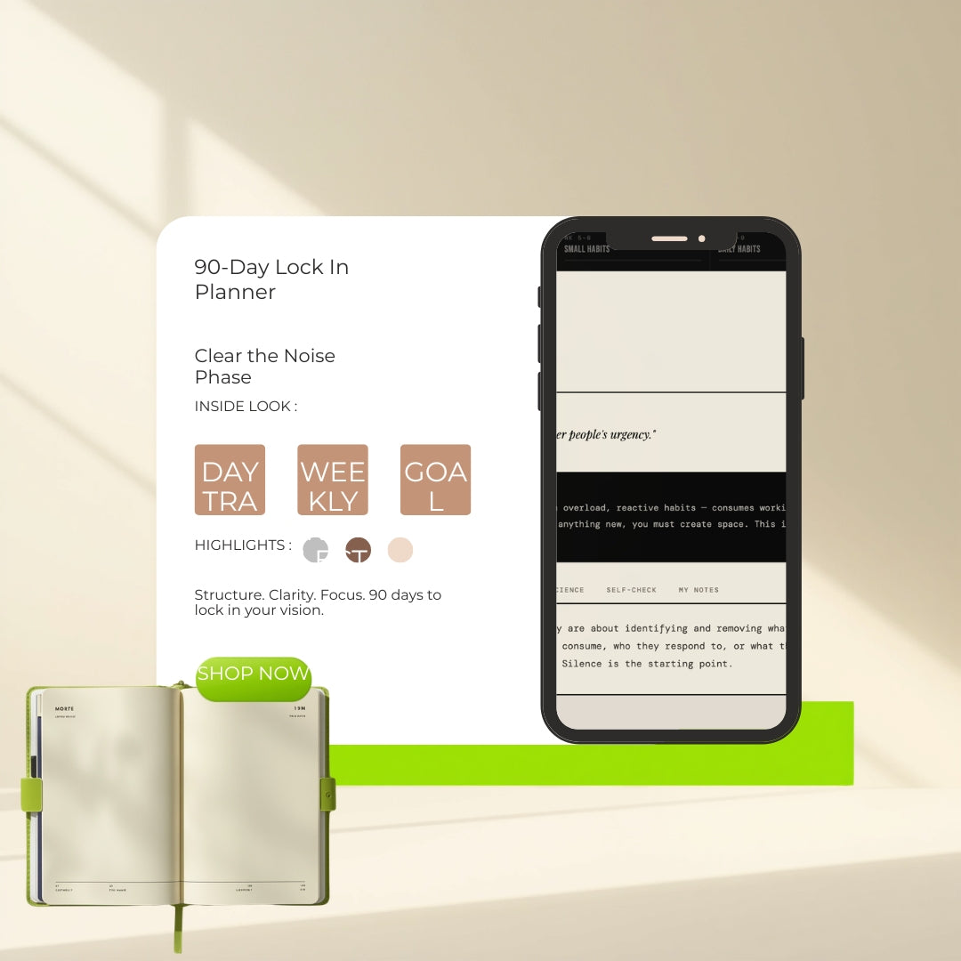 GrandMaster 90-DAY LOCK IN Planner