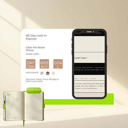 GrandMaster 90-DAY LOCK IN Planner