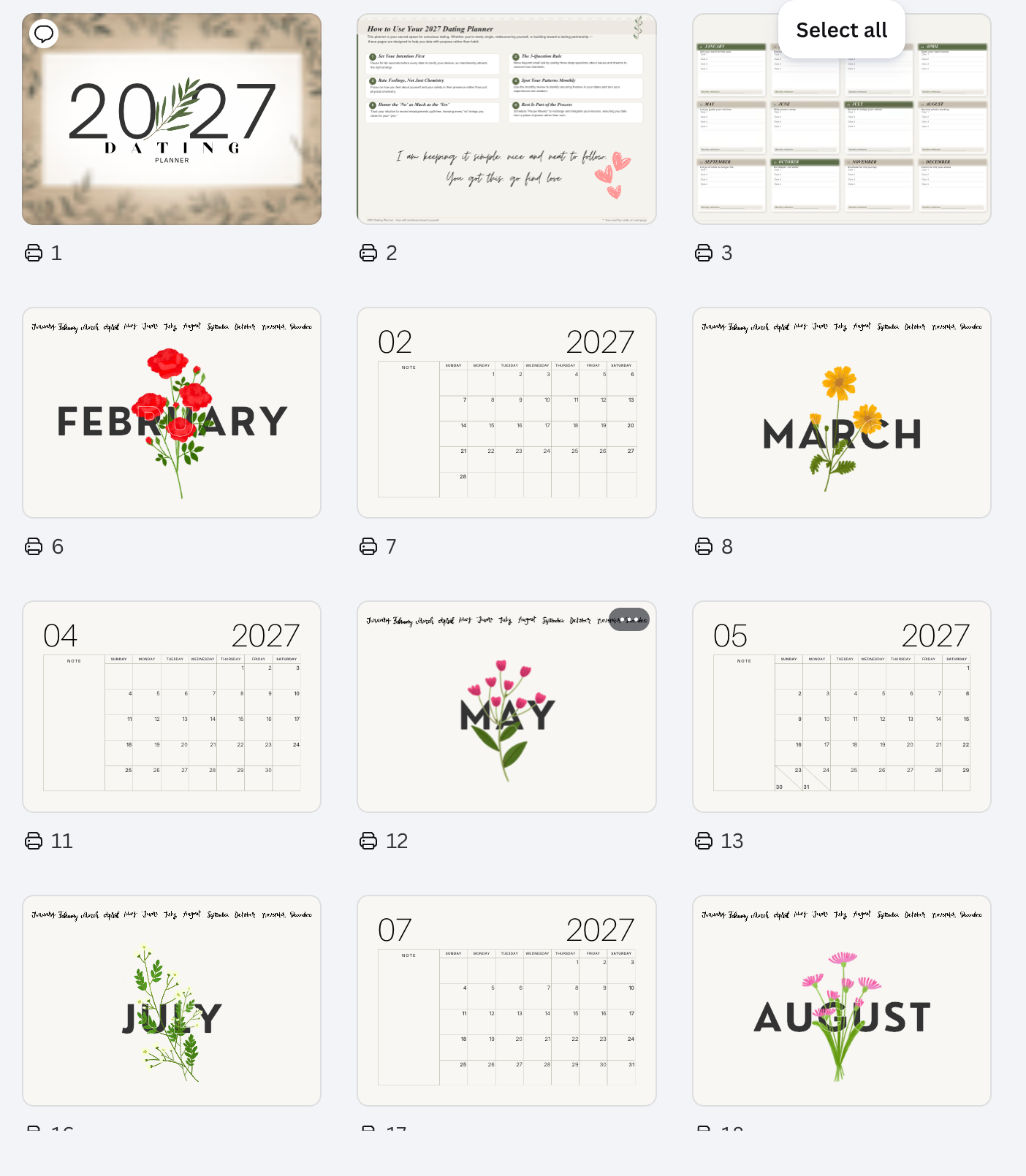 The Dating Planner - For the Girlies
