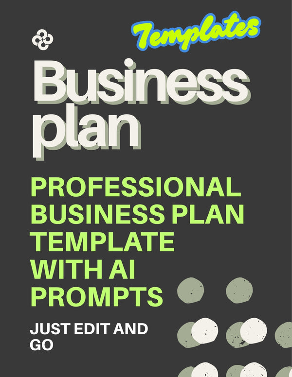 Full Business Plan Template - Edit & Go